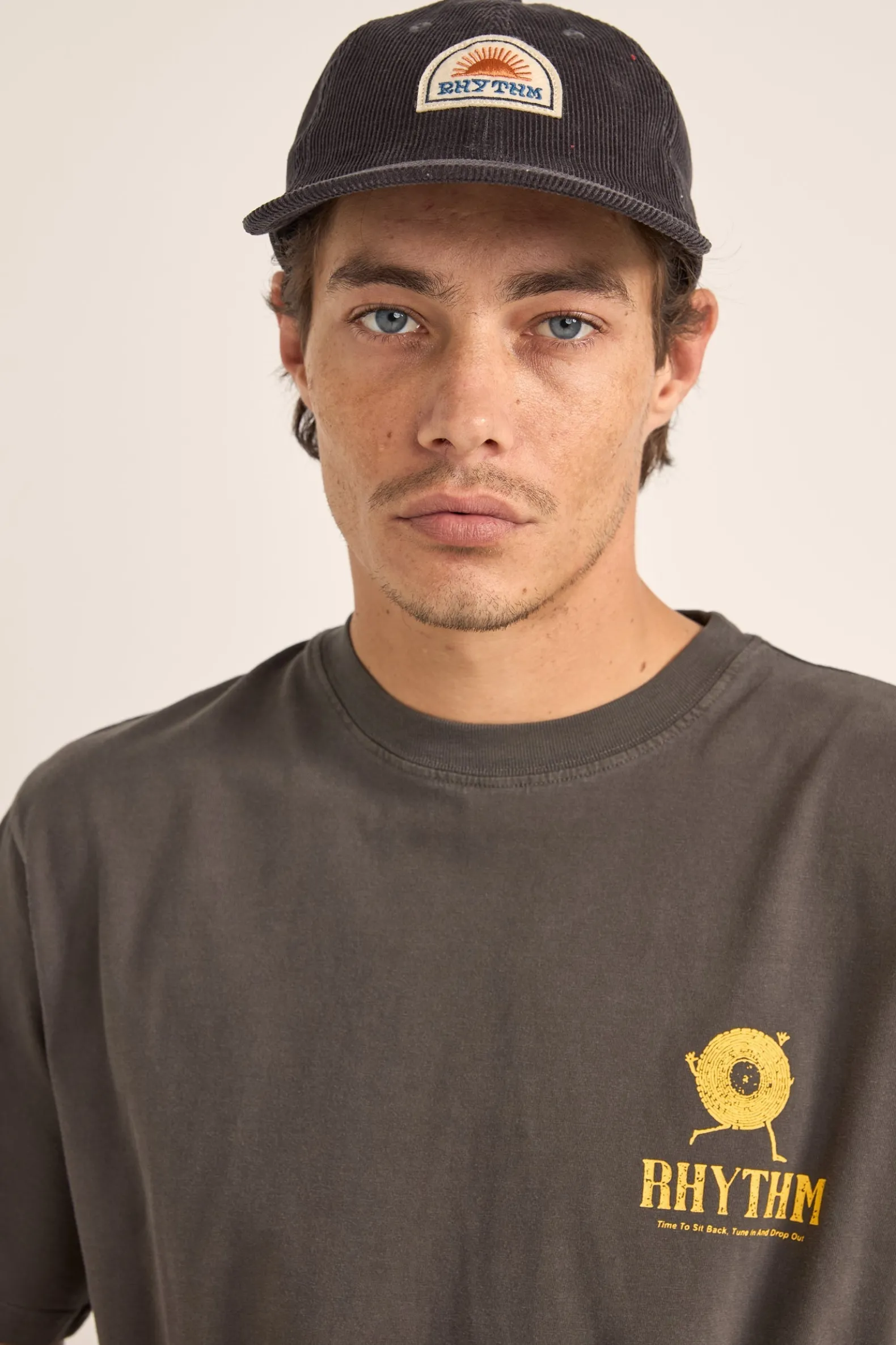 Awake Cord Cap Charcoal