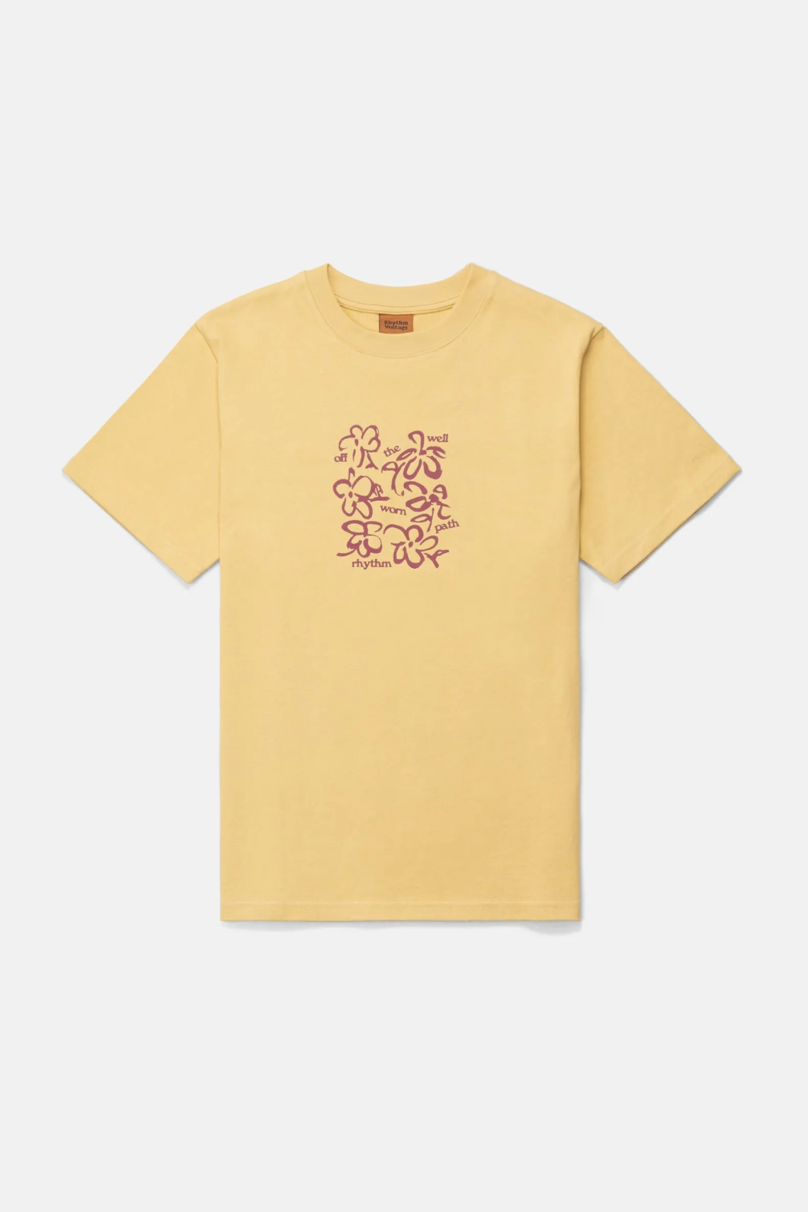Florist Vintage Ss T-Shirt Yellow