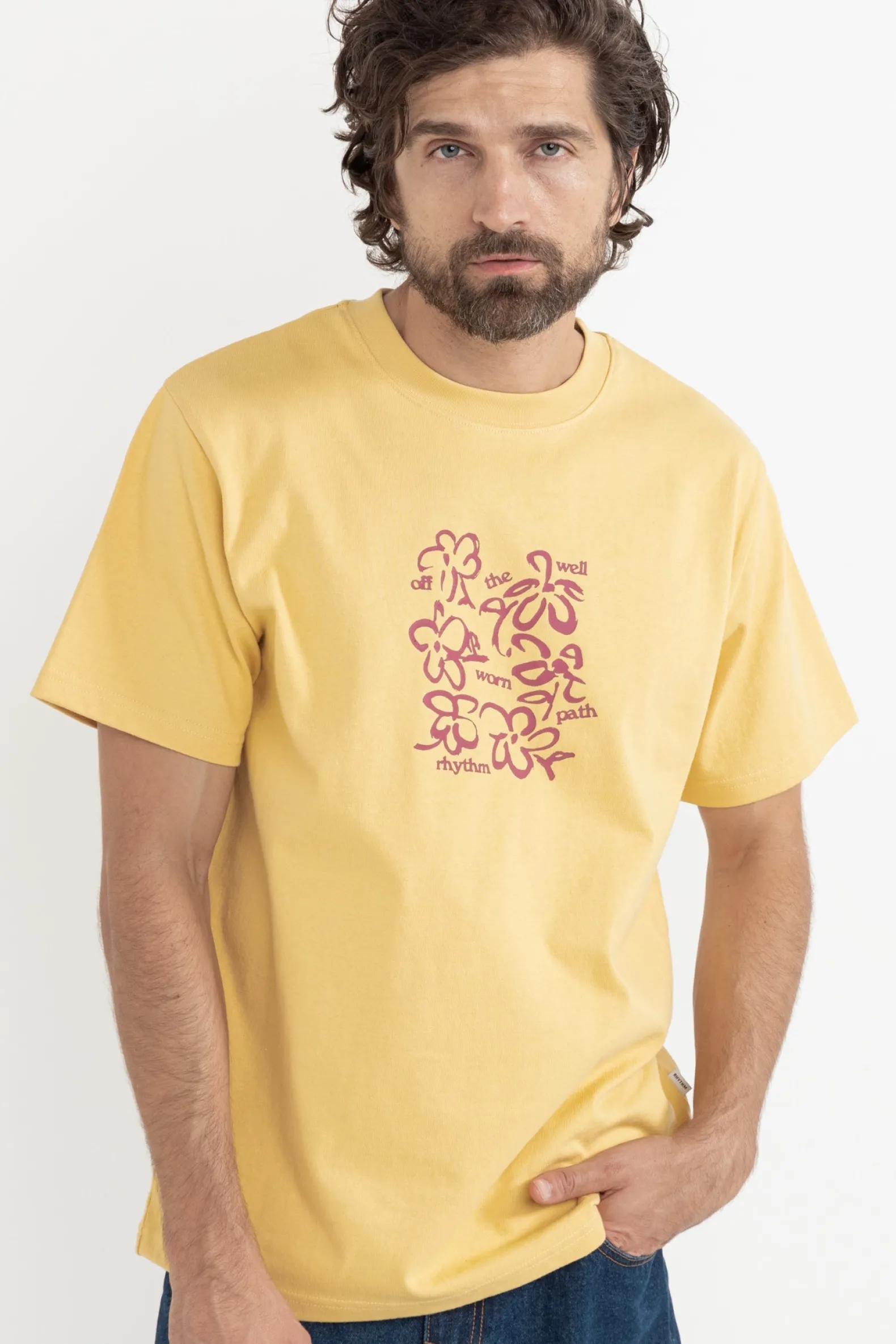 Florist Vintage Ss T-Shirt Yellow