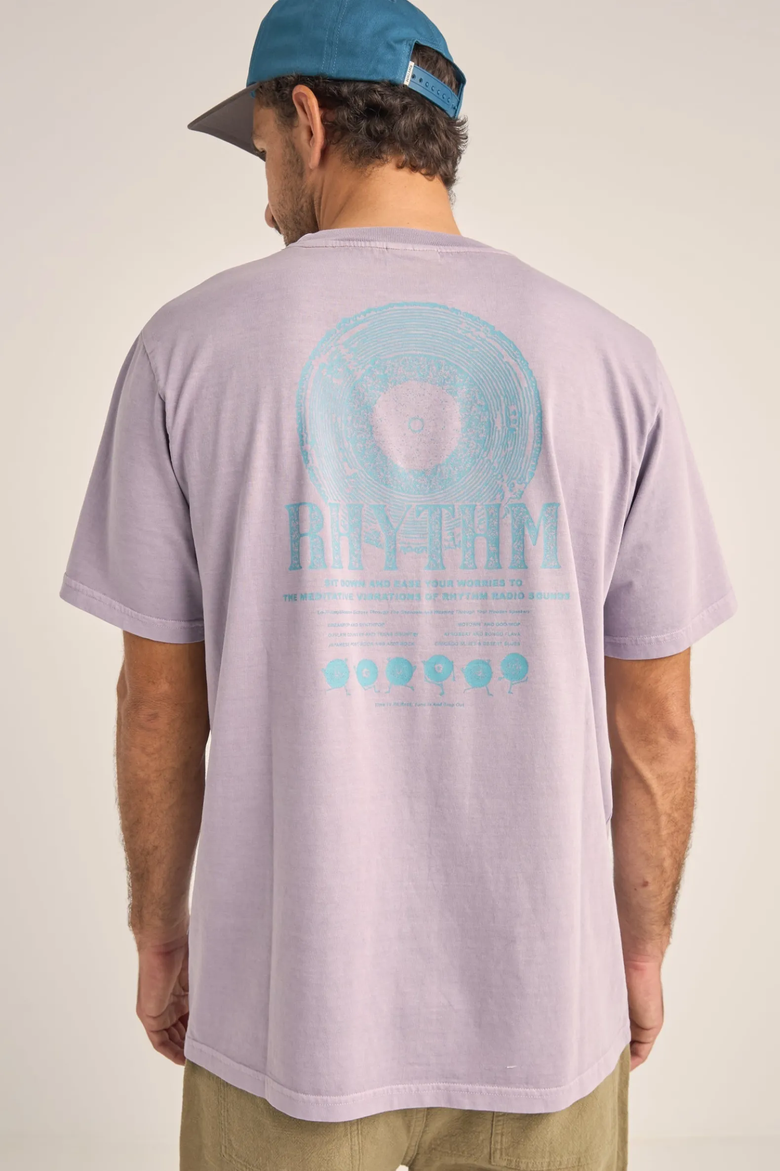 Record Vintage Ss T-Shirt Plum