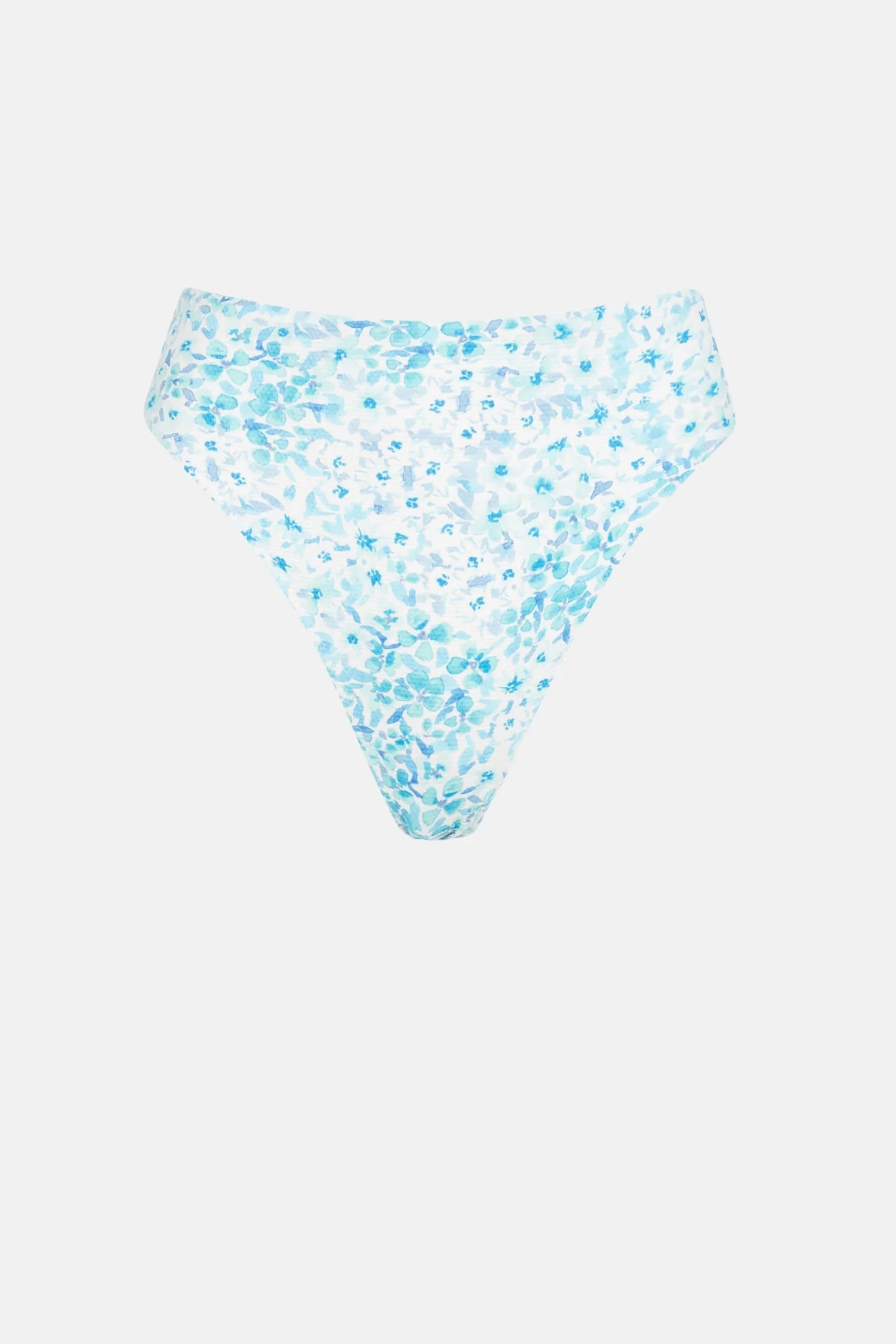 Serenity Floral Hi Waist Pant Blue