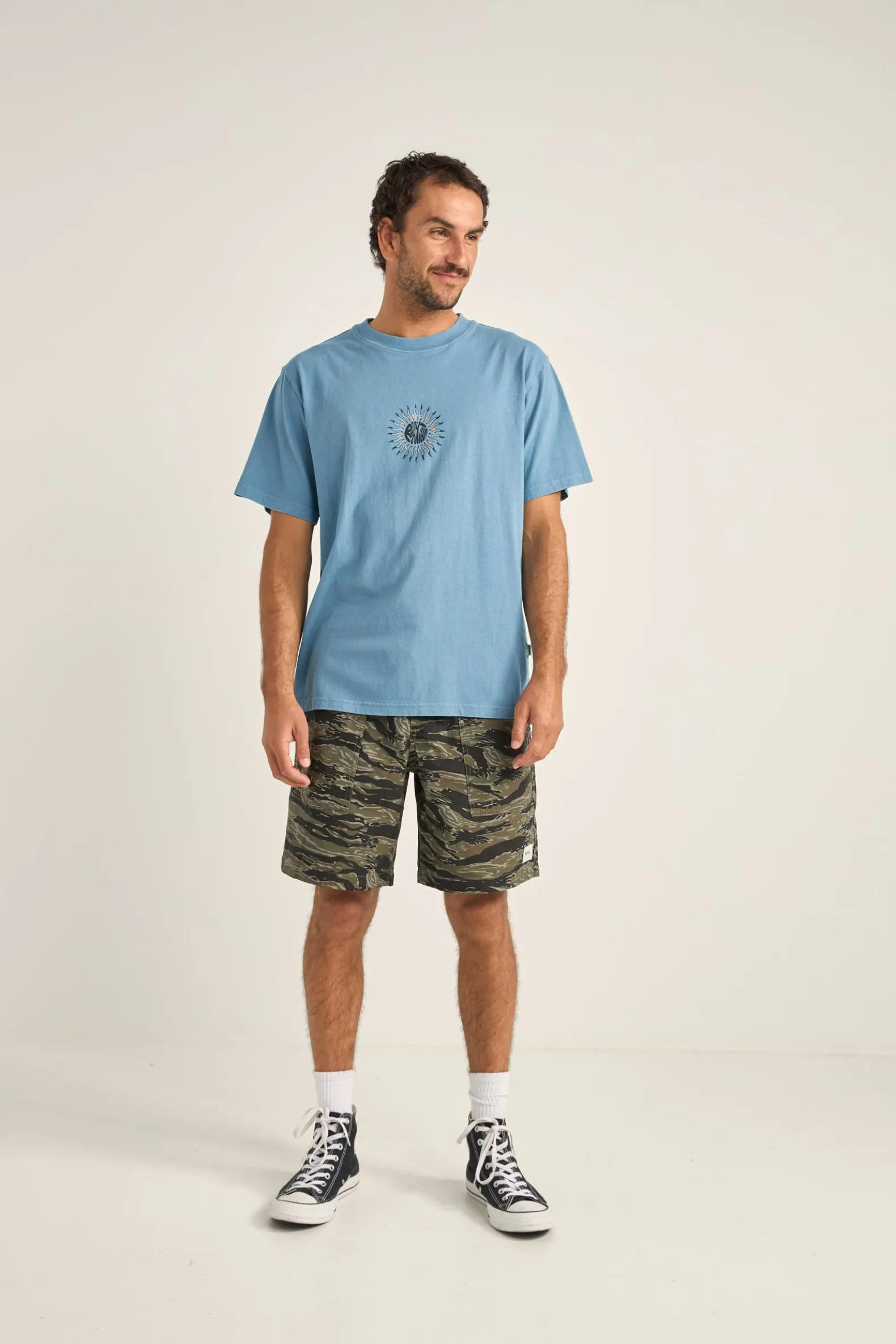 Sun Beams Vintage Ss T-Shirt Dusk