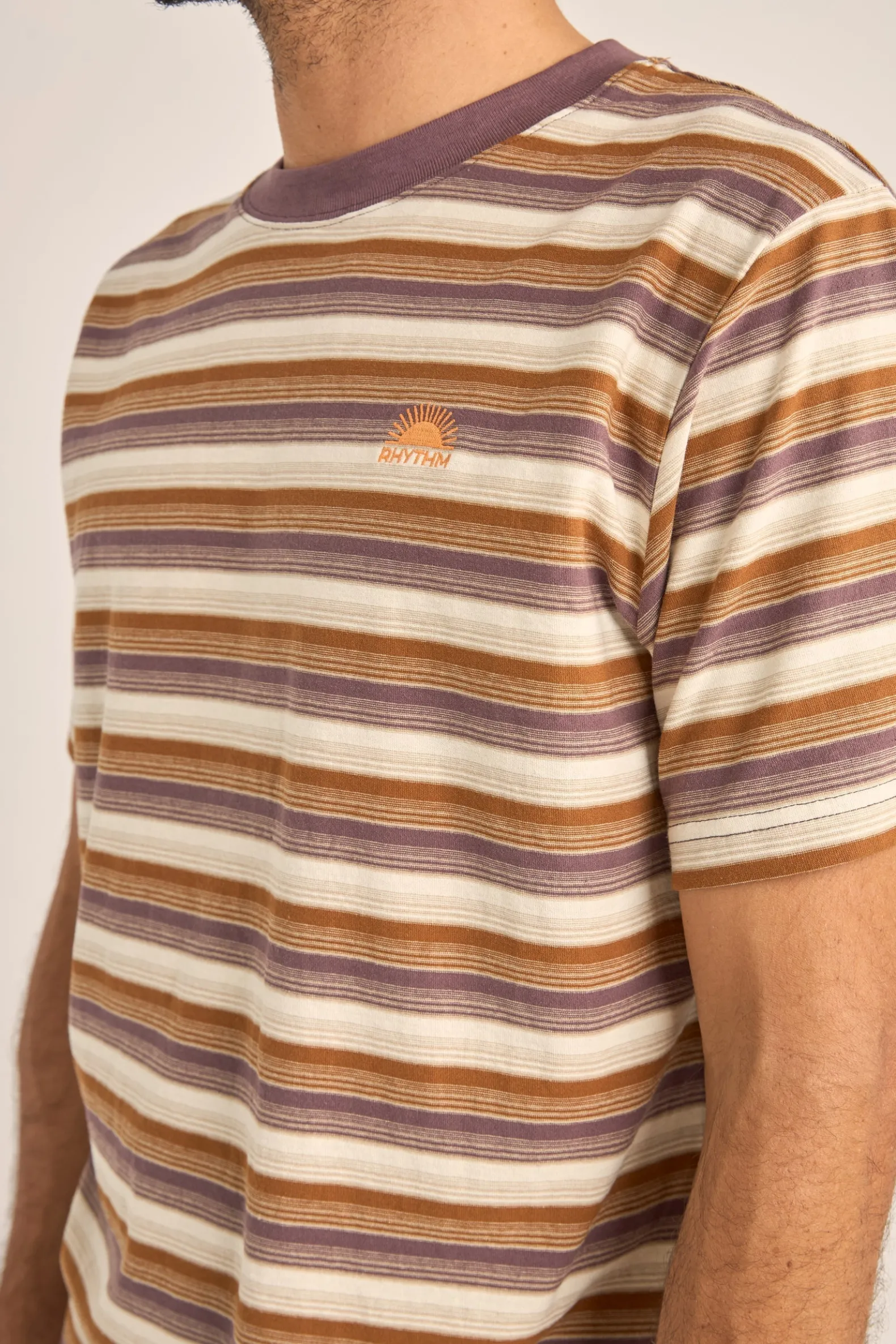 Vintage Stripe SS T-Shirt Cedar