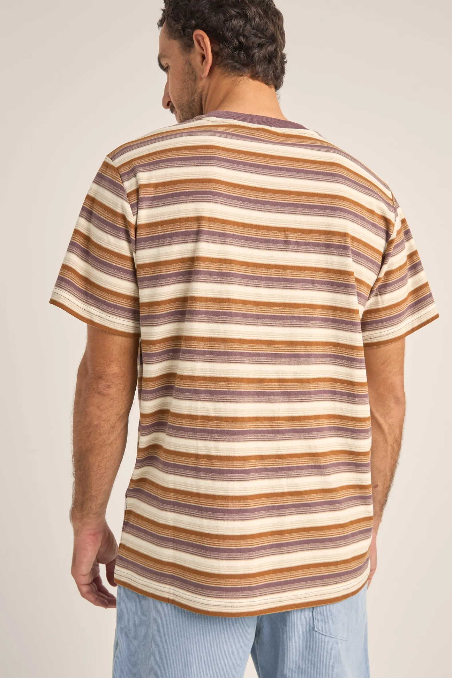Vintage Stripe SS T-Shirt Cedar